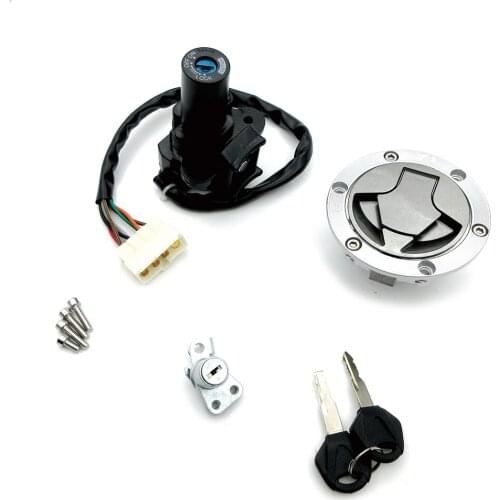 For Kawasaki Ninja 250R 300 EX250J EX300A EX300B ABS/SE 2008-2015 New Motorcycle Ignition Switch Seat Gas Cap Cover Lock Key Set