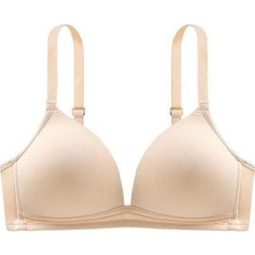 Summer Breathable Sleep Bra for Women Sexy Lingerie Deep V Bralette Wire Free Thin Cup Underwear Push Up Bra Female Brassiere