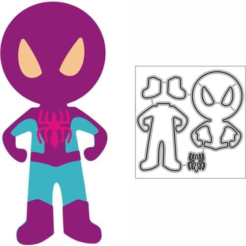 New Little Hero Man Craft Embossing Mold 2021 Metal Cutting Dies for DIY Decorative Scrapbooking Album Card Making No Stamps