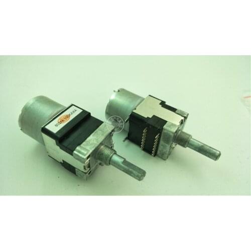 Original New 100% RK168 quadruple motor potentiometer 100KAX4 A100K handle length 25MMF 802M (SWITCH)