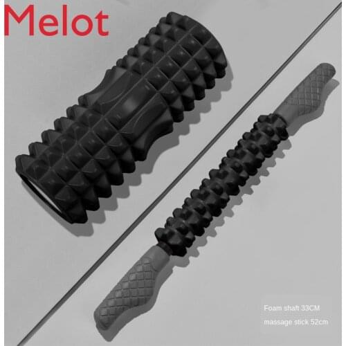 Foam Roller Muscle-Relaxing Tool Thin Leg Roller Stick Foam Roller Fitness Thin Calf Spiked Club Langya Massage Equipment