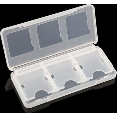 Plastic Light Portable New 6 in1 Game Card Case Box for Nintendo DS Lite NDSL NDS Game Card Protection Case Easy take Case