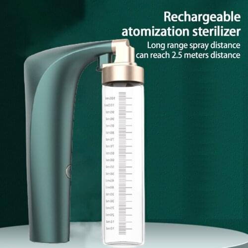 105ml Mini Portable Sprayer Machine Wireless Handheld Facial Steamer Chargeable Disinfection Nano Spray Gun Alcohol Atomizer
