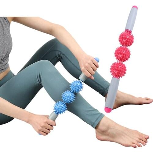 Yoga Gym Muscle Roller Stick Body Massage Roller Body Massager for Relieving Muscle Soreness and Muscle Tension Massage Sticks