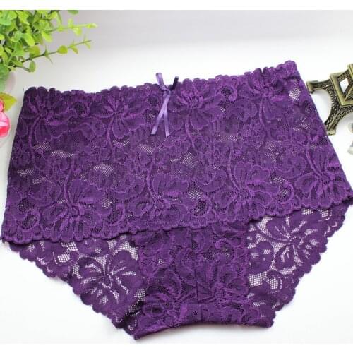 HW186 Womens Sexy Lace Underwear Briefs Females Underpants Lingerie Woman Seamless Breathable Panties Ropa Interior Femenina