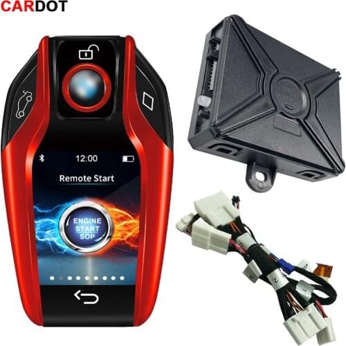 Cardot Smart push Start Stop best Pke Keyless Entry system Remote Starter Car Alarm