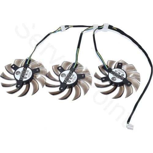 Free Shipping For Gigabyte GTX1050 1060 1070 1080 G1 N960 N970 Graphics PLD08010S12HH DC12V 0.35A Cooling Fan