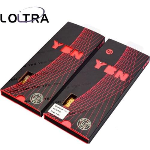 YBN bicycle Chains 10 speed bike chain mountian road bike 10s 116 links GH10-TIG