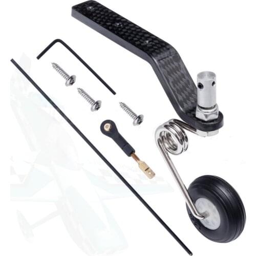 Carbon fiber Tail Wheel Assembly for 30CC50CC RC gasoline airplane