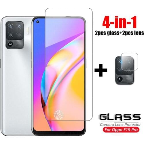 For Glass Oppo F19 Pro Tempered Glass For Oppo F19 Pro Plus 5G Phone Screen Protector HD Clear Full Glue Glass For Oppo F19 Pro