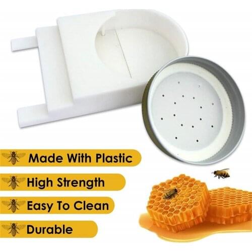 1Pc Bee Feeder Plastic Beehive Entrance Water Feeder Garden Bee Water Drink Drinkers Feeding Equipments Beekeeping Tools