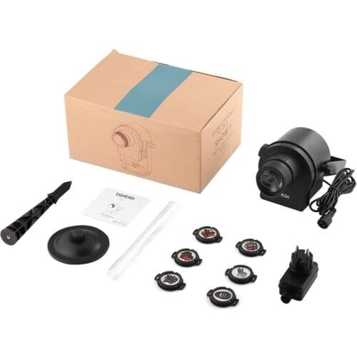 BlinBlin-Show 1 LEDs Landscape Projector Lights Lawn Light Batter Projection for Outdoor Garden Holiday Party Home Decoration