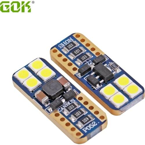 10pcs High quality T10 8SMD 3030 LED canbus White Car Side Tail Light Bulb Signal light Error Free w5w 194 168 led Interior ligh