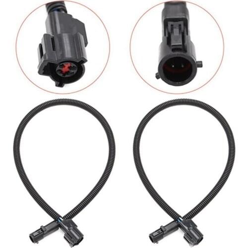 2Pcs 24 inch Oxygen O2 Sensor Header Extension Wire Harness 4 Wire Fit for 1987-2009 Ford Mustang