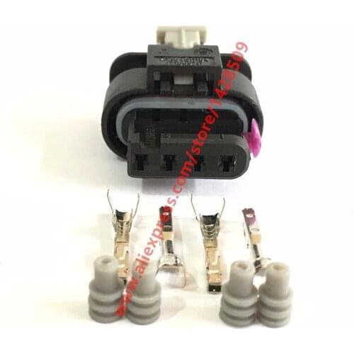 20 Sets 4 Pin MAP Sensor Automotive Connector For VW Audi A4 A6L Golf Magotan 4F0 973 704 1-1718645-1 1-1670918-1 805-122-54