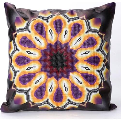 5D Diamond Painting Cushion Cover Replacement Throwing Pillow Case Partial Round AB Drill-Kits DIY Mosaic Cross Stitch Handmade