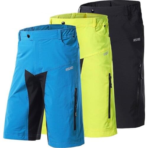 ARSUXEO Breathable Men Waterproof Bicycle Shorts Quick Dry Riding Road Mountain Bike Short Trousers Outdoor Sport Cycling Shorts