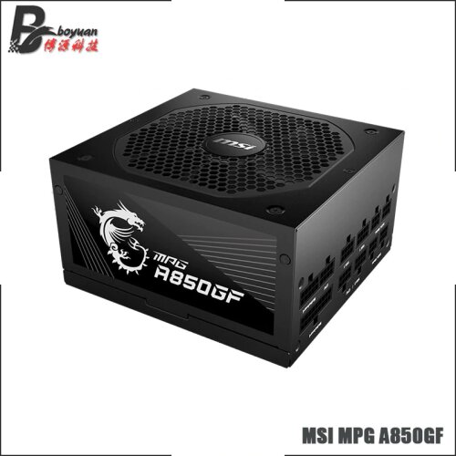 MSI Computer Power Supply MPG A850GF PC Desktop 850W ATX AMD Intel