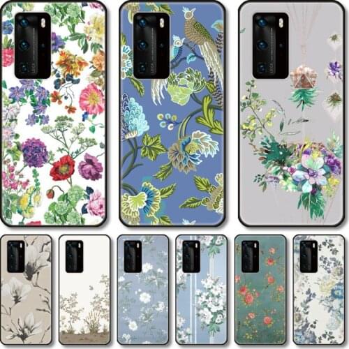Flowers and plants Phone Case For Huawei Honor 20 10 9 8 N Pro Lite A C RU black cell shell