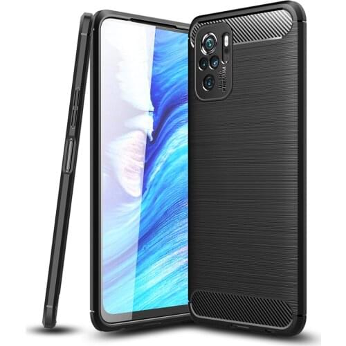 Note 10 Carbon Fiber Case For Xiaomi Redmi Note 10 Pro Cover Drawing Material Phone Case For Redmi Note 10 Full Protective Capa