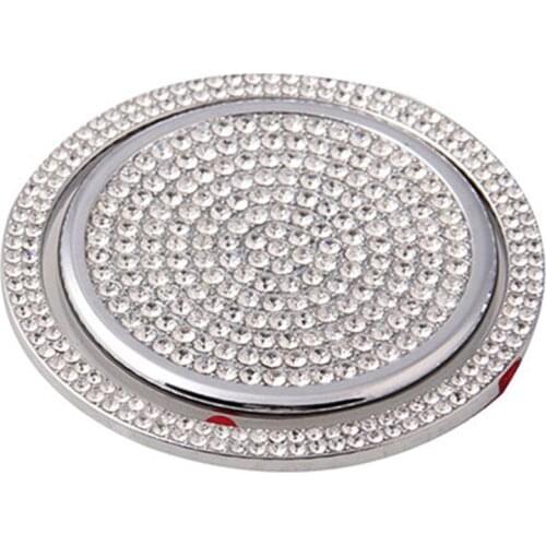 Crystal Rhinestone Car Bling Accessories Gear Shift Knob Cover Decoration Trim Sticker for Jaguar XF XE XJ F-Pace