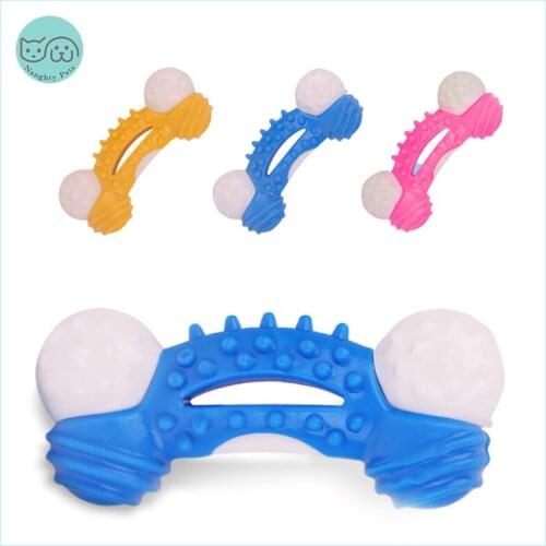 Pet Dog Toys Tooth Cleaning Puppy Molar Bite Resistance Chew Toy Interactive Aggressive Chewers Dental Care Pet Supplies