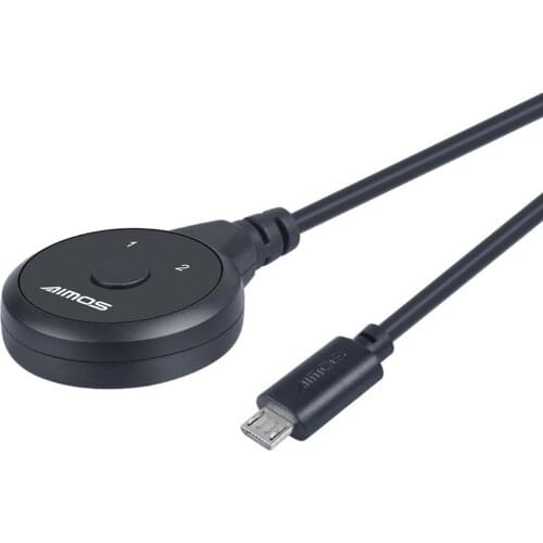 Controller for HDMI switcher AIMOS HDMI KVM Switch Sharer 2 in 1 Out Dedicated Switch Extender Controller for HDMI Switch