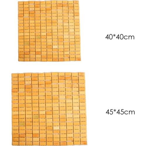 Summer Chair Seat Pad, Bamboo Cushion, Summer Breathable Cool Cushion Mahjong Seat Car Mat Pad