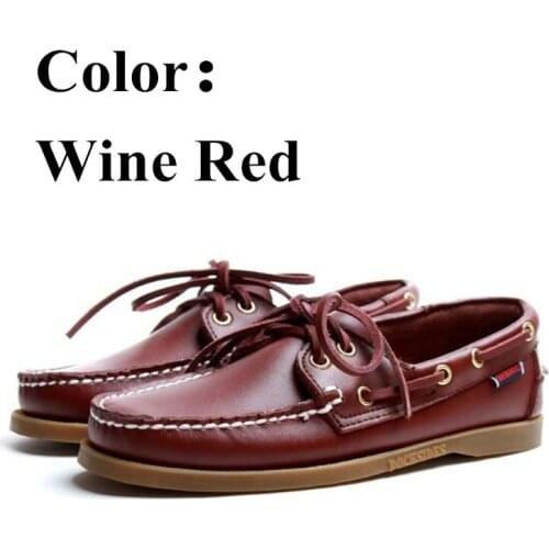 Genuine Leather Men Women Casual Shoes Tassel Boat Shoes Classic Loafers Lace Up Moccasins Driving Shoes England Flats X160