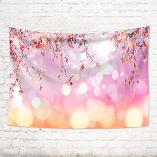 Plant Wildflowers Tapestry Wall Hanging Floral Plants Tapestries Nature Scenery Tapestry for Living Room Bedroom Dorm Home Decor