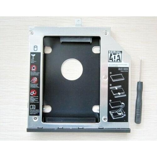 New dedicated 2nd HDD SSD Caddy for Lenovo Thinkpad T440p T540p W540 Hard Drive Case With bezel