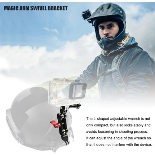 360 Degree Swivel Arm Aluminum Alloy Rotary Ball Adapter Pivot Mount Extension Accessories For GOPR ODJI OSMO Action Cameras