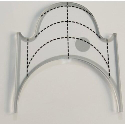 Clear Quilting Template Free Motion Patchwork Sewing Cutting Ruler DIY Tools