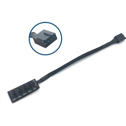 PWM Fan SYNC Externder Cable RGB HUB 12V 4PIN Length 40cm / 27cm