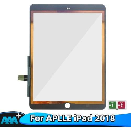 100% Tested New Touch For iPad 2018 For iPad 6 iPad 9.7 2018 A1893 A1954 Touch Screen Glass Panel Replacement Sensor For iPad 6