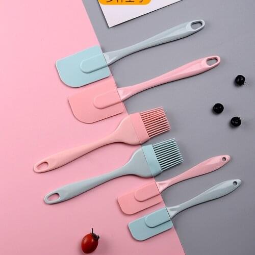 Silicone Baking Tools Reusable Non-stick Spatula Baking Pastry Cream Mixer Ice Cream Scoop Cream Scraper Kitchen Accessories