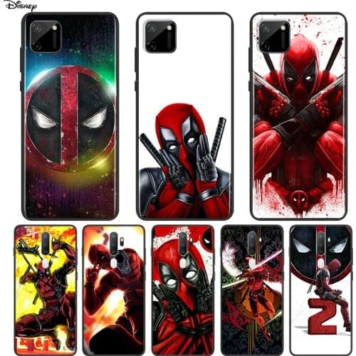Silicone Cover Marvel Hero Deadpool For OPPO A5 A9 A7 A11X A1K A12 A12E A31 A32 A53 A53S A72 A73 A93 AX7 Pro Phone Case