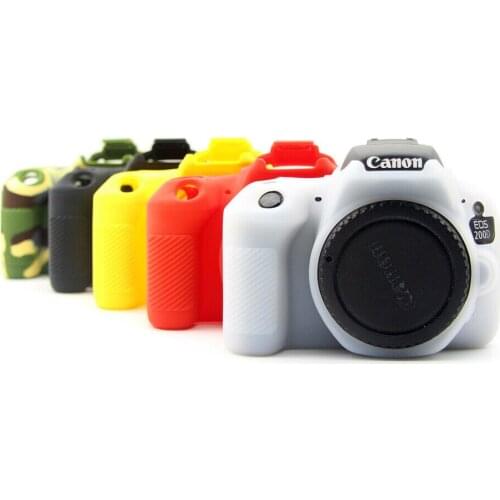 Silicone Rubber Skin case Camera Cover Protector Bag For Canon EOS 200d 200dii 200d mark ii
