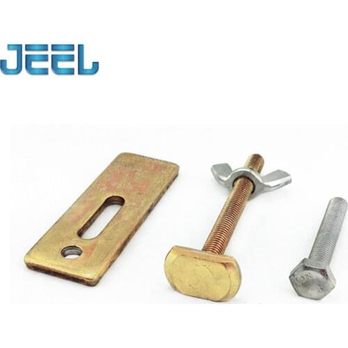 2pcs 80mm/100mm Clamps for CNC Engraving Machine Wood Router Worktable Fastening Plates Fixture Plate