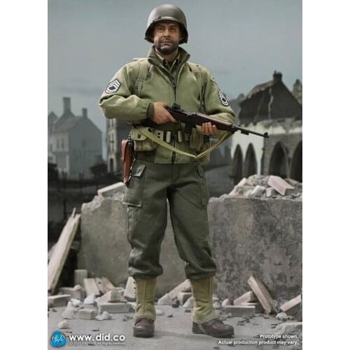 1/6 of the Action Figures model WWII A80150 DID American rangers E sergeant Michael clay tile
