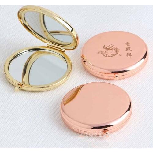 100Pcs Personalized Gift For Wedding Birthday Engagement Bachelorette Party,Portable Magnifying Cosmetic Make-Up Vanity Mirror