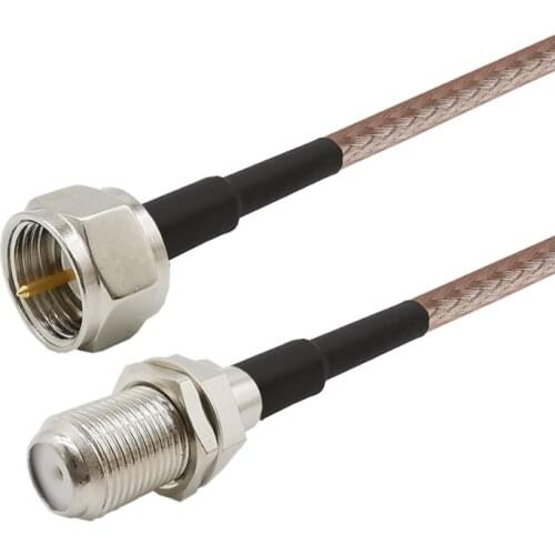 2/5/8/10 Meter F Type TV Cable F Male to F Female RG316 Cable For DVB-T2 ATSC Digital TV HDTV Antenna