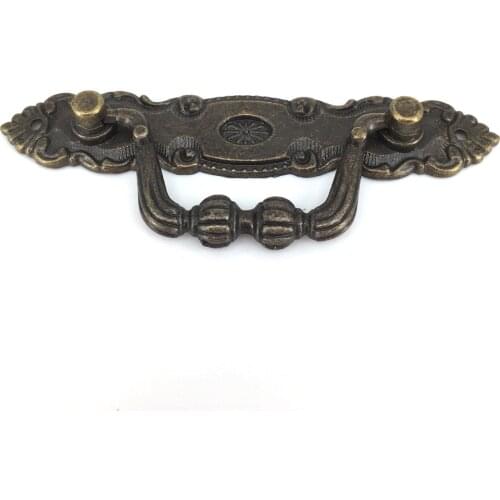 5PCS 106*35mm vintage hardware handle drawer cabinet konbs pulls Wardrobe furniture handles antique bronze