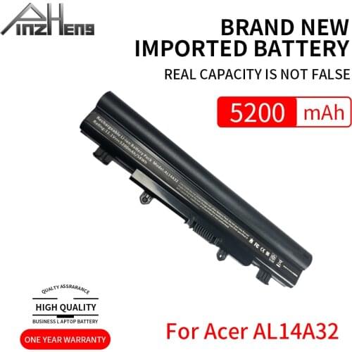 PINZHENG AL14A32 Laptop Battery 2509 EX2510G For Acer Aspire E5-572G E14 E5-551G E5-421 For EXTENSA 2510 E5-471G-39TH E5-471G