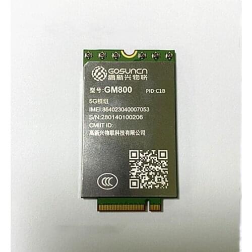GOSUNCN GM800 C1B 5G module M.2 package 5G NR and LTE-Advance Pro Dual-mode, global band Sub 6GHz mmWave GNSS embedded