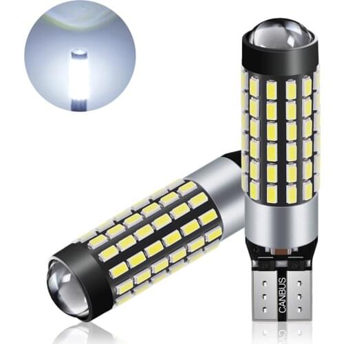 JIACHI 100pcs led Canbus T10 No Error for Auto Wedge Parking lights white 12V wholesale W5W 194 car Accessories interior lights