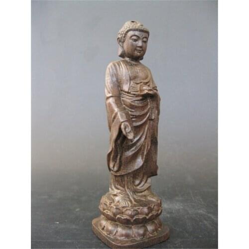 Chinese Chen Xiang Wood Hand - carved statute of Buddha