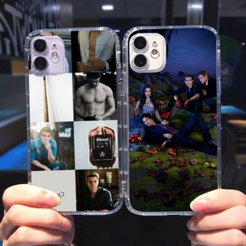 Klaus Mikaelson Vampire Diaries Phone Case Transparent for iPhone 6 7 8 11 12 s mini pro X XS XR MAX Plus cover funda shell