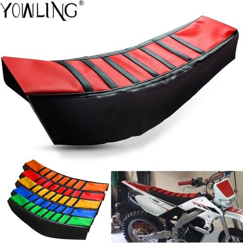 FOR HONDA CR80R CR85R CRF150R CR125R CR250R CRF250R CRF450R CRF250X Dirt Bike Enduro Motocross Ribbed Gripper Soft Seat Cover