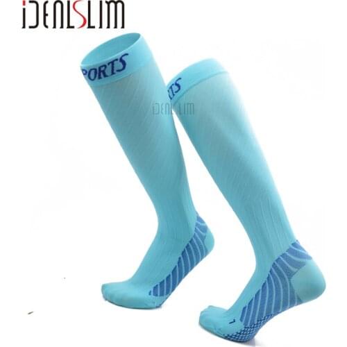 IDEALSLIM Varicose Pressure Socks Medical Planter Fasciitis Socks Compression Knee High for Relief Pain Men Women